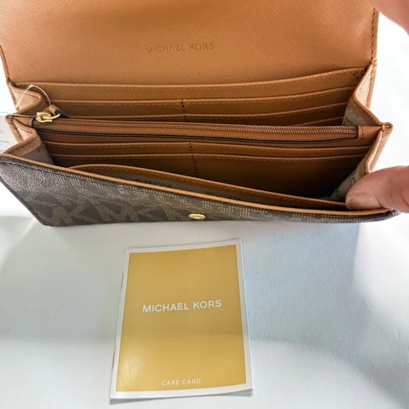 Michael Kors‎ Brown Monogram Wallet